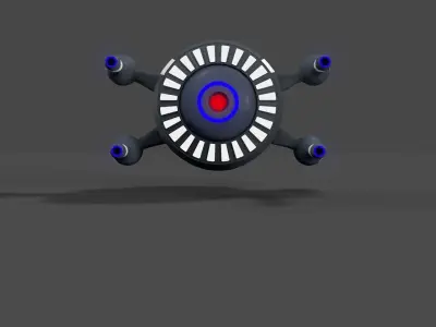Sci Fi Drone 3D model 3