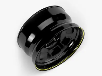 Stock Car Wheel 3D model