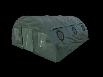 Military Outpost Pack  Low-poly 3D model