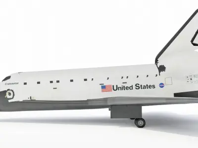  Space Shuttle with Delivery System 