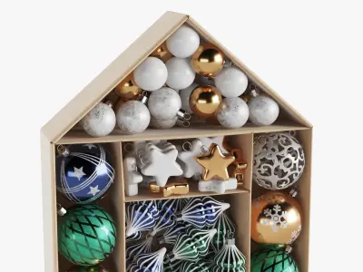  Christmas Tree Decor Gift Box 03 