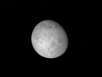 Realistic Moon 3D model