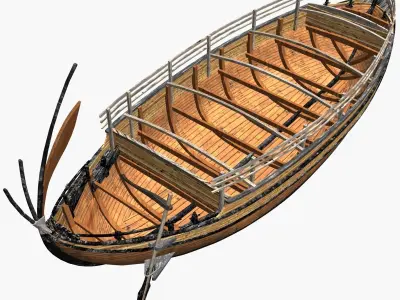 Greek Freight Ship 3D model
