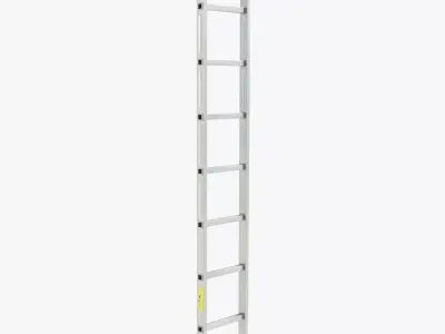 Aluminum Ladder 3D model