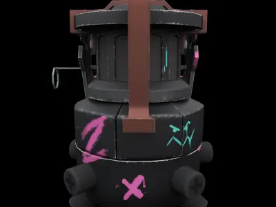 Jinx BOOM Grenade  3D model