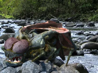 Fly Monster Low-poly 3D model
