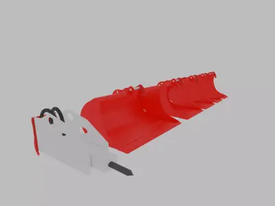 Martin Bucket Pack Low-poly 3D model