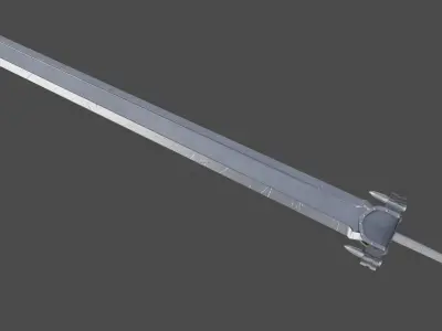 Guts sword from Berserk Low-poly 3D model purchase