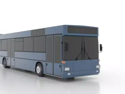 MAN 791 SL202 CNG Low Low-poly 3D model