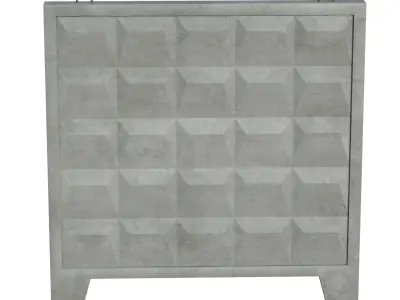 Concrete Wall 3D model