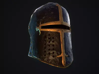  HIE Helmet D200226 Low-poly 3D model