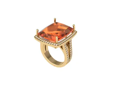 Wedding Ring  3D print model 399