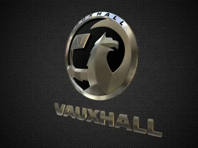 Vauxhall Logo 3D model by 3dlogoman