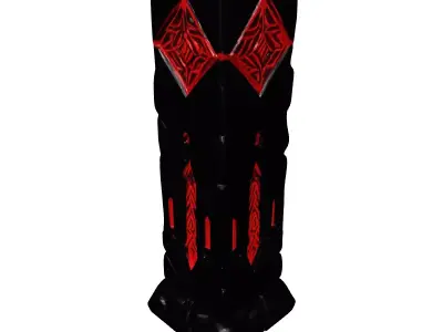 Mystic Stone Obelisk with Glow 3D model