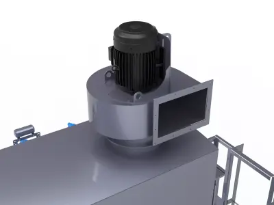 The CMAXX Dust and Fume Collection System 3D print model