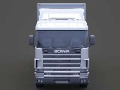 Container Truck 01 3D model