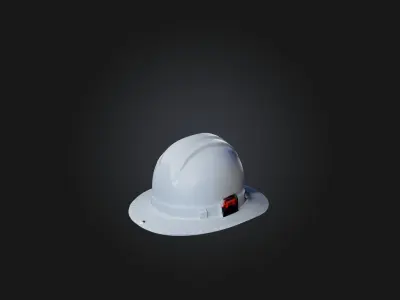 hard hat Low-poly 3D model purchase