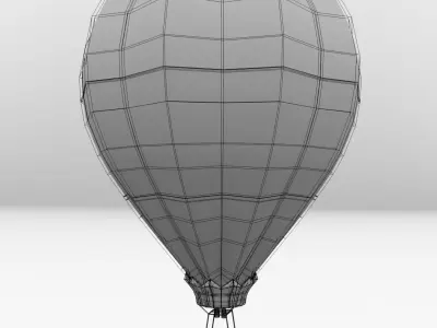 Hot Air Balloon 3D model 4