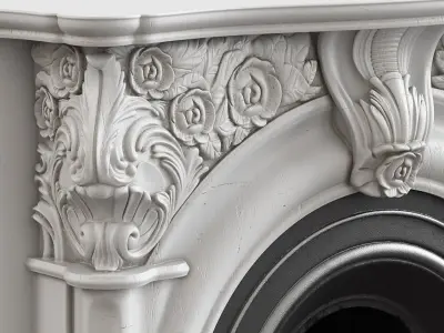 Victorian Fireplace 3D model