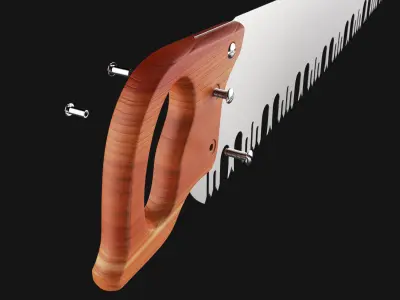 Tuttle teeth saw 3D model