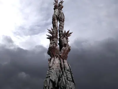 Planet tera former Tower 3D model