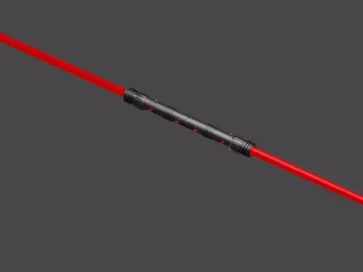 Dart Maul sword Low-poly 3D model