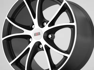 Alcasta wheel rims 3D model