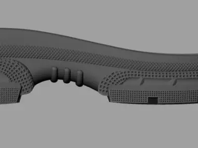 3D Shoes Sole Model 3D model