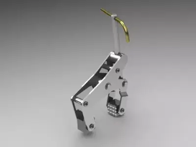 Clamp metal trigger Free 3D model