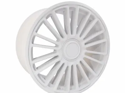 Vehicle Alloy wheel 3d model 3D model