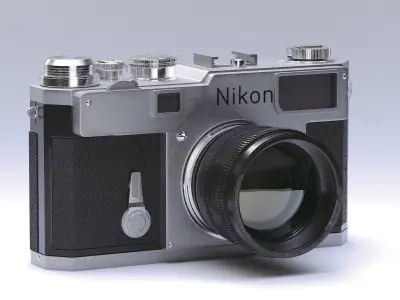 Nikon S3 Film Camera  Free 3D model