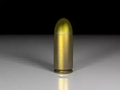 Bullet shell pistol Free 3D model