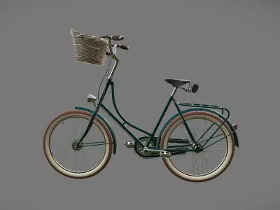Classic Bicycle Low-poly 3D model buy