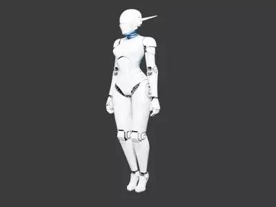  Future Security Model Low-poly 3D model
