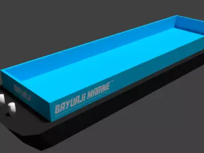 BargeShip 3D model