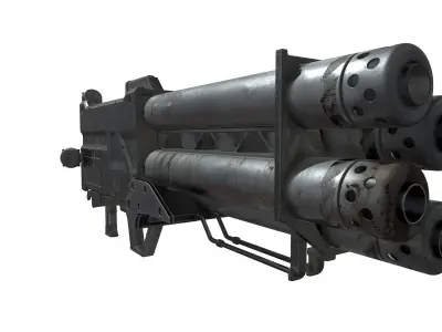 Rocket-gun grenade launcher 3D model