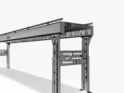 Conveyor - Zipline RLVDC 3D model