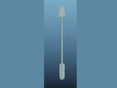 Arrow broomstick 3D model