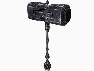 Battle hammer 3D model purchase