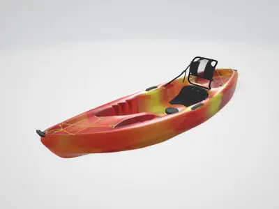The MAKAO is at home on the sea Low-poly 3D model