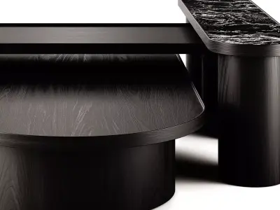 HC28 maison SPAN Set of Coffee Tables 3D model