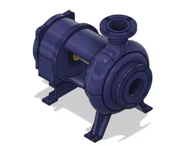 Centrifugal Pump 3D model buy