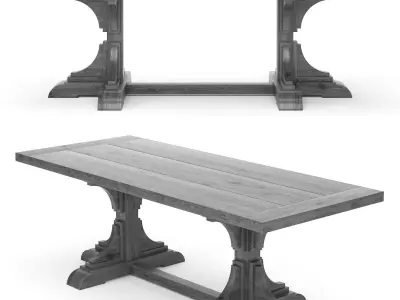 Dining set 02 3D model