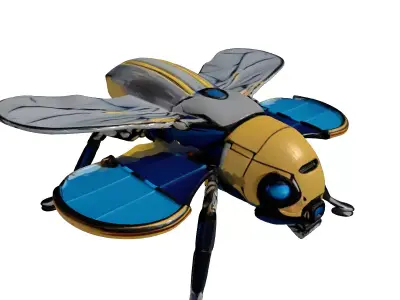 SciFi Robotic Insect Drone 3D model
