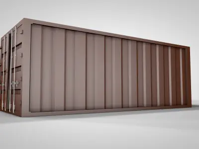Container shipping 3D model order