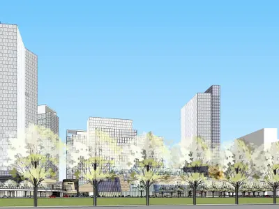 Sketchup Commercial Complex PP2 3D model