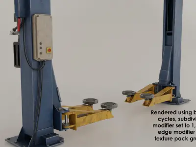 Garage tool set 3D Model Pack