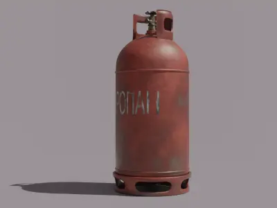 gas cylinder 3D model purchase