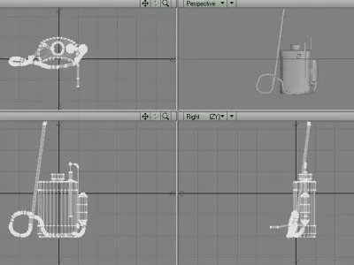 Compression Sprayer - Type 2 3D model
