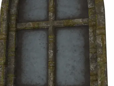 medieval window ogive  3D model